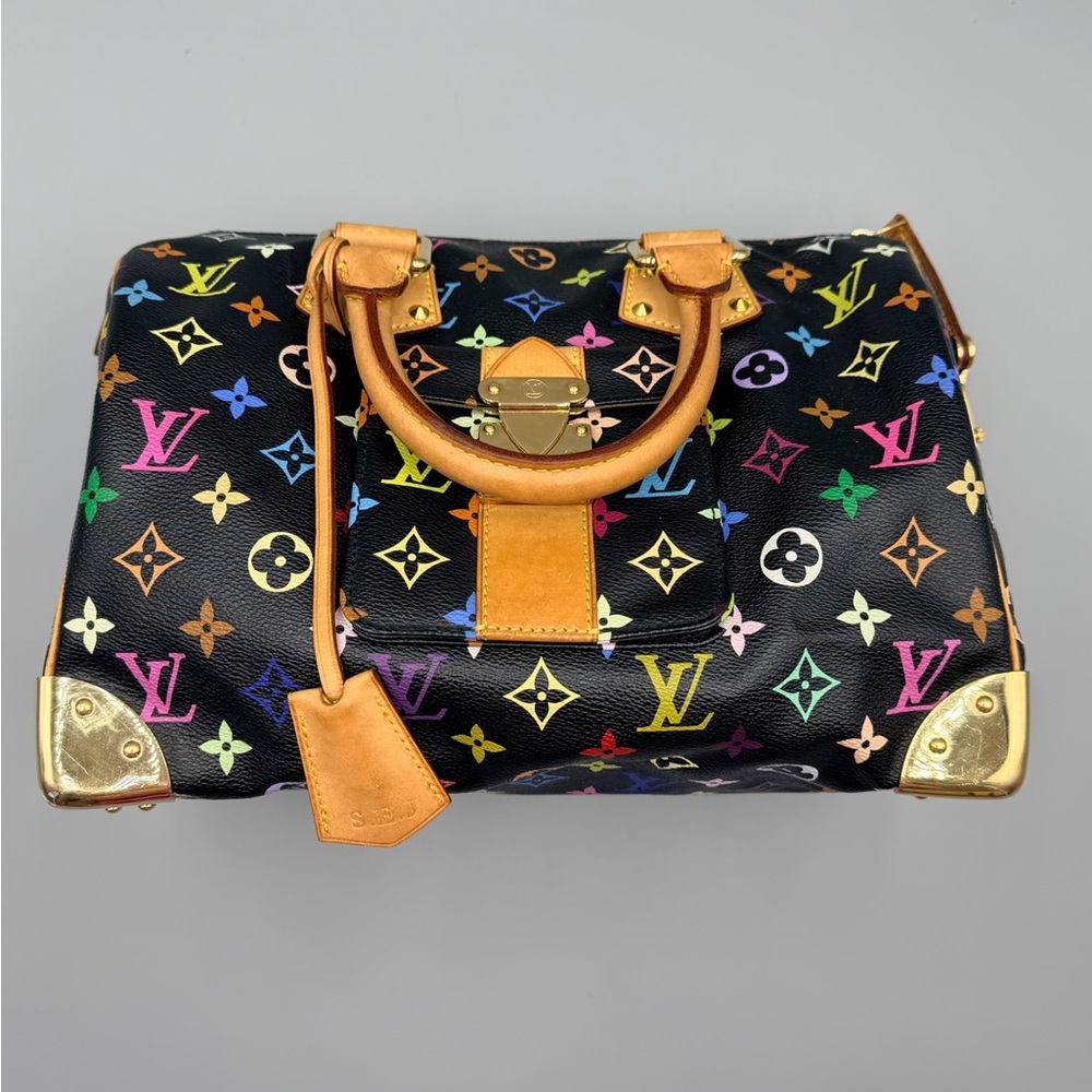 Louis Vuitton Speedy 30 Multicolor Monogram Vintage - Picture 3 of 15